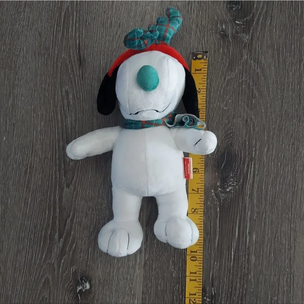 Peanuts for Pets Holiday Snoopy Reindeer Squeaky Dog Fetch Toy 9